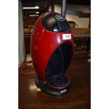 A DeLonghi Nescafé Dolce Gusto Jovia Pod Capsule Coffee Machine EDG250.R, Red, tested working but