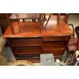 A modern mahogany Hifi cabinet, approx. Width 105cm