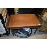 A vintage teak coffee table , stamped G plan, nice proportions, approx. 82 x 50cm, height 44cm