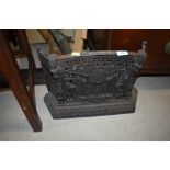 An Antique cast fire front