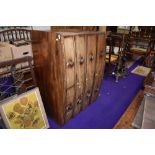 A 19th Century mahogany bow fronted chest of two over three drawers, width approx. 120cm