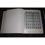 A large album of GB Part Sheets of Stamps 1966 to 1970, with all flaws noted on each page