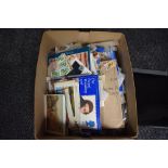 A box of World Stamps & Covers, mainly used