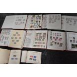 A large collection of Commonwealth Stamps in ten albums, mint & used, along with a Commonwealth