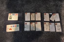 A Collection of Penny Red and similar Postal Covers, 18 penny red covers including 4 unperforated