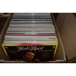 A large collection of Easy listening, swing and classical vinyl LP records.