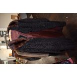 A vintage Astrakhan coat having Mink collar, great condition,medium to large size.