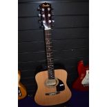 A Fender FA-155PK acoustic guitar, serial number CFF1745294