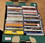 A lot of dance, hip hop, rap and related compact discs.