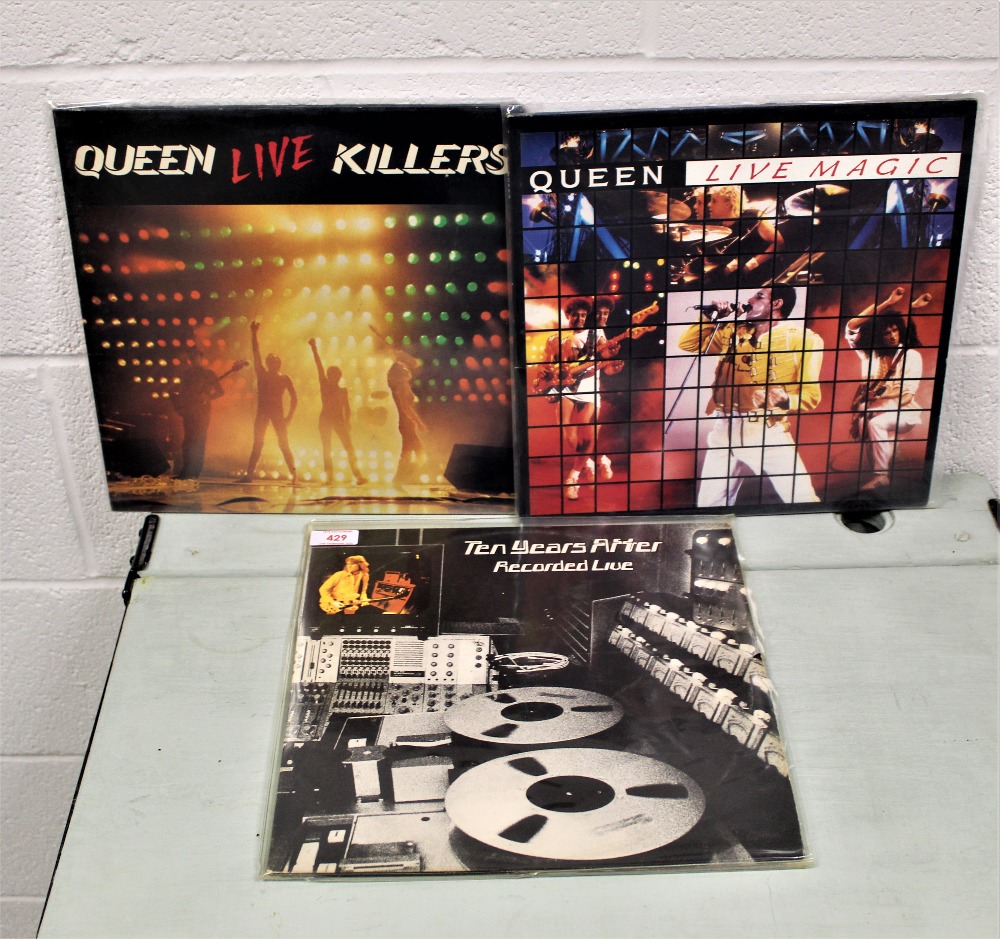 A lot of three live albums by Queen and Ten years after.