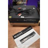 A Matsui CDP 200 compact disk cd player with instructions and remote