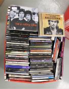 Approximately one hundred and twenty compact discs, rock, pop, dance , Indie and more.
