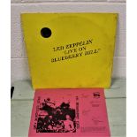A Led Zep bootleg 'Blueberry hill' with insert.