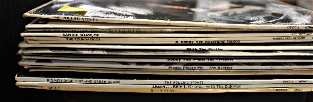 A box of various albums some original 1960s pressings also included is a case of 7' singles. - Image 2 of 3