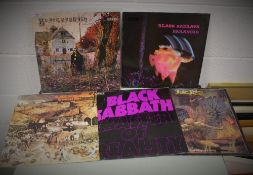 A lot of four Black Sabbath later pressings and one Judas priest album.