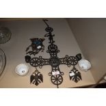 A collection of decorative Jewish and similar decorative items.