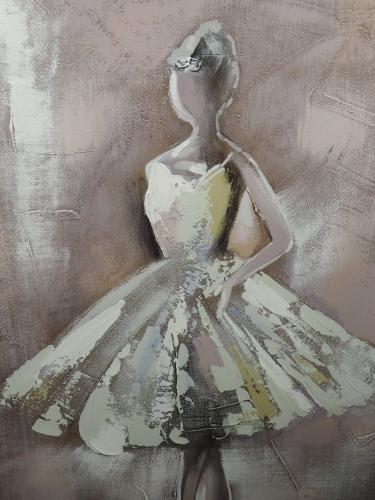 An oil painting, ballerina, 90 x 60cm