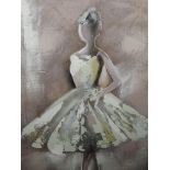 An oil painting, ballerina, 90 x 60cm