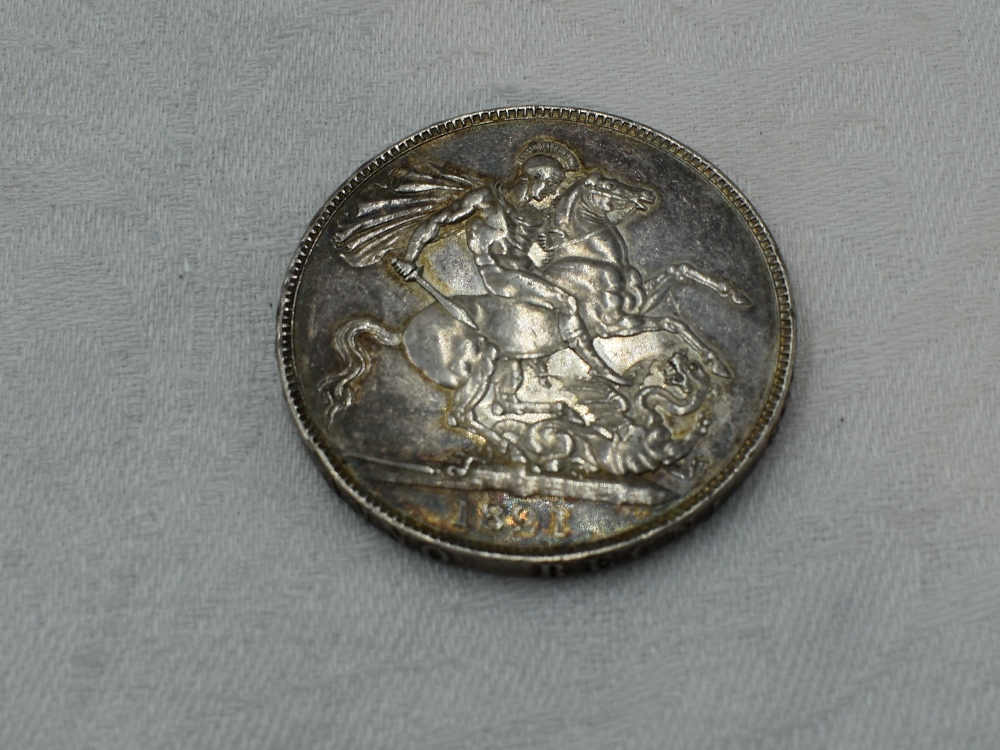 A 1821 George III Silver Crown