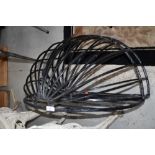 A pair of wall hanging hay racks, make ideal garden baskets