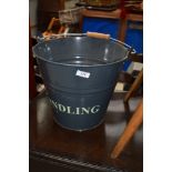 A modern kindling bucket