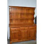 An modern pine dresser, probably Ercol, width approx. 135cm