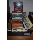 A selection of vintage volumes and literature including cookery baking and kitchen interest