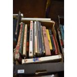 A selection of vintage volumes and literature including childrens stories and Rupert bear