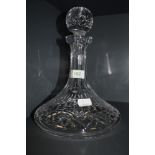 A Waterford crystal decanter.