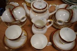 A part tea service by Royal Grafton in the Majestic design