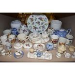 A selection of ceramics including Wedgwood and coronation wares