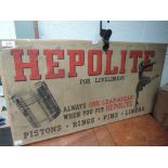 A vintage Hepolite advertising poster, St Johns works, Bradford.