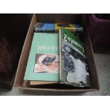 A selection of interesting car books Bmc Mini,Morris Mini-Minor and mini cooper manual and similar.