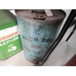 A Valor Royal Daylight oil drum with brass tap and filler cap, around 1930s.