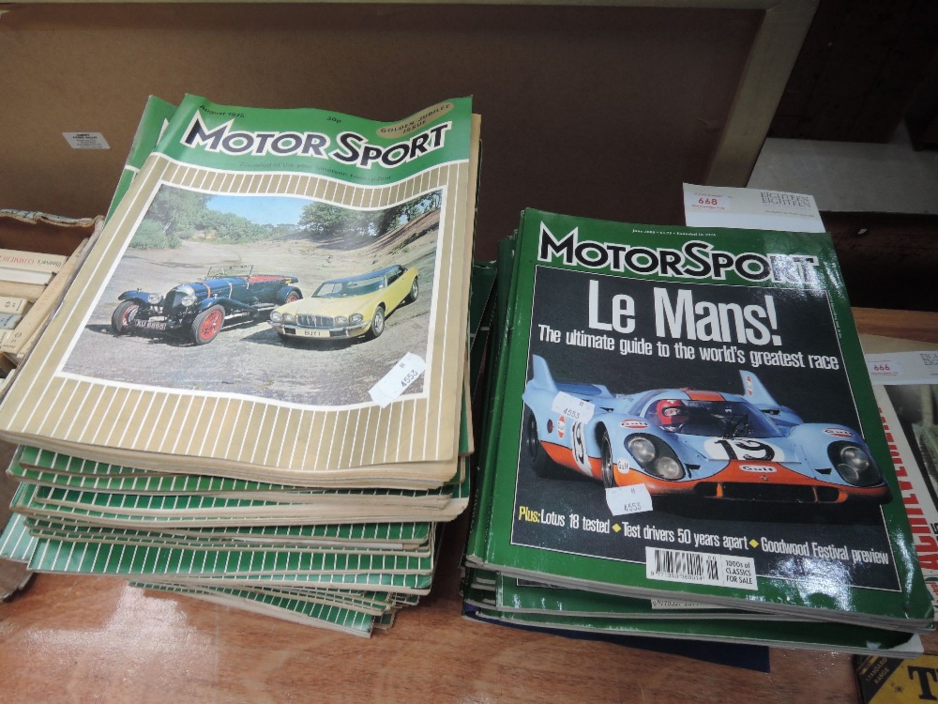 A large collection of Motorsport magazines from the 1960s and later.
