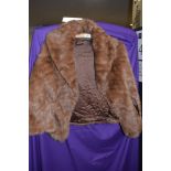 A short vintage fur stole,S London ltd.