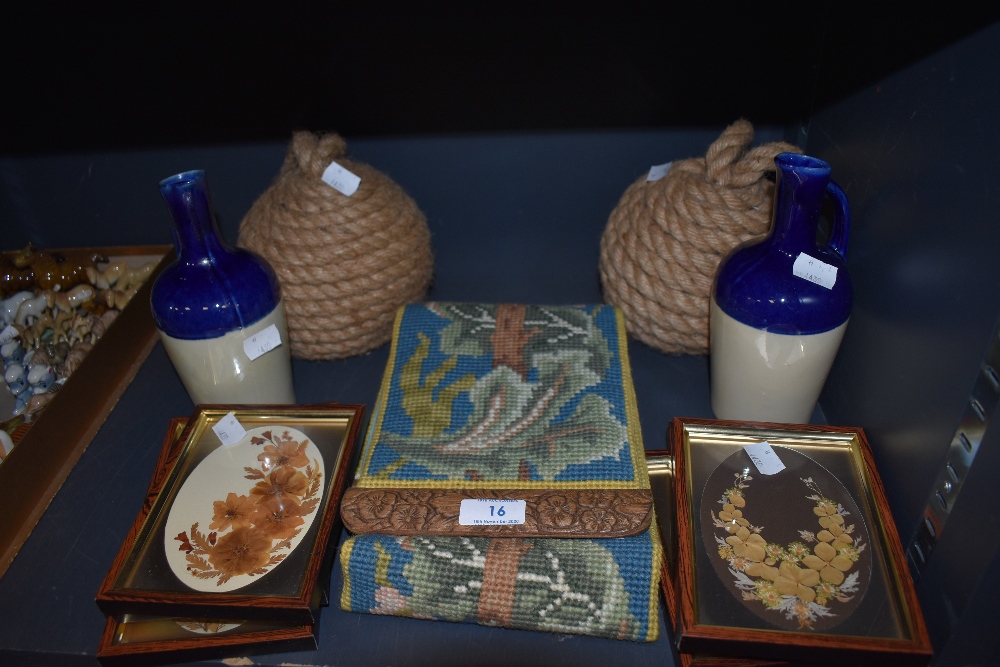 A selection of collectables including crafts and decorations