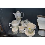 A part tea and coffee service by Hornsea pottery