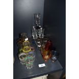 A selection of 1950's and later cocktail and shot glasses