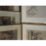 Five prints, after Cecil Aldin, Old English Inns series, The Bell Inn, The Spread Eagle Midhurst,