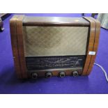 A vintage GEC valve radio