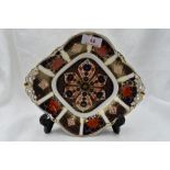 A Royal Crow Derby Old Imara bonbon dish