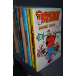 A selection of childresn annuals including Dandy