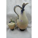 Two ceramic vase by Franz in the Dragon Fly design