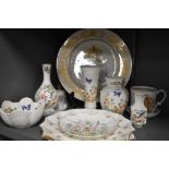 A selection of ceramics by Aynsley including Cottage Garden