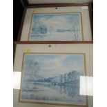 Two limited edition prints after George H Griffiths, both signed one entitled Reflections 12/320 the