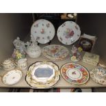 A selection of ceramics including Noritake and Grossvenor