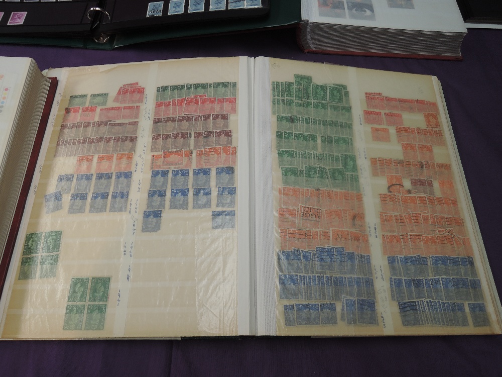 Six GB Stamp Albums, mainly used and modern - Image 2 of 3