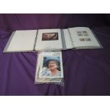 Two Albums containing mint & used Isle of Man & Jersey Stamps, along with Isle of Man Newsletters