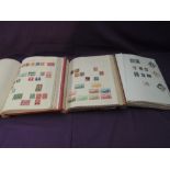 Three World Stamp Albums and loose Stamps, mixed interest